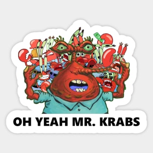 I Smell Cap Mr Krabs Meme Sticker for Sale by Jake-The-Artist