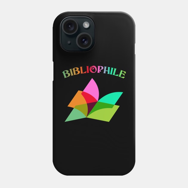 Bibliophile' rainbow Phone Case by All About Nerds