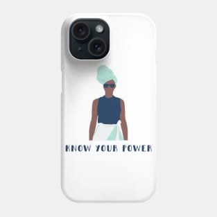 Know your Power feminist female women girls future is female resist strong Phone Case