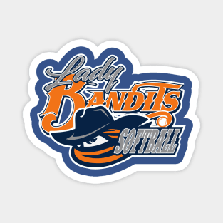 Lady Bandits Softball team logo Magnet