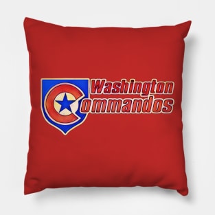 Washington Commandos Football Pillow