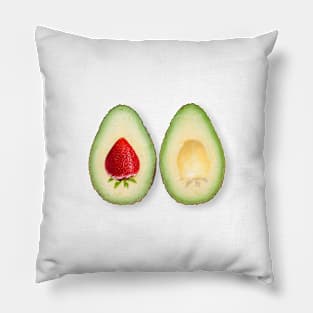 Avocado strawberries Pillow