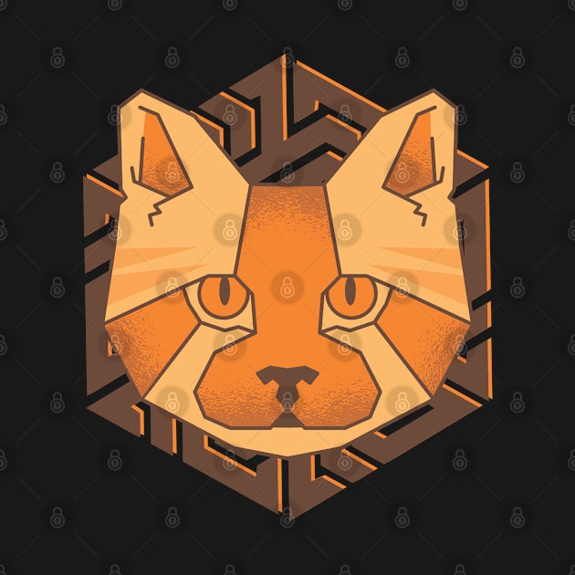 POLYGONAL CAT by LR_Collections