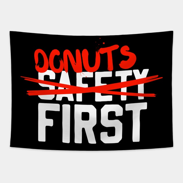 Donuts First Tapestry by thingsandthings