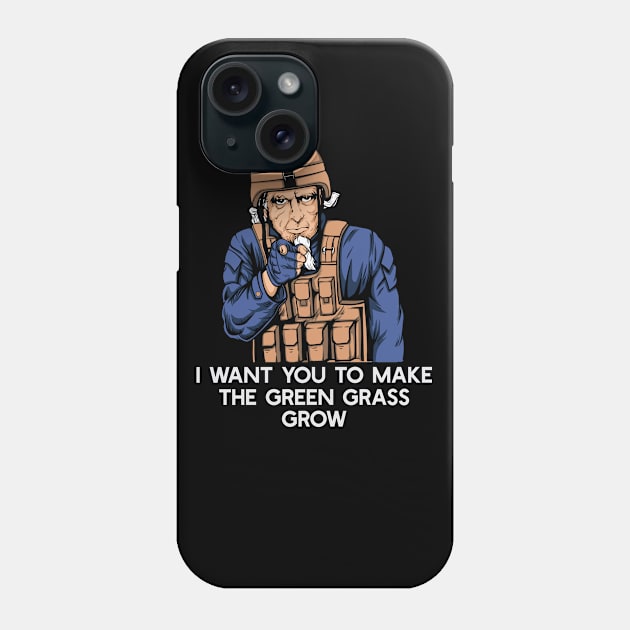 uncle sam army Phone Case by cithu09