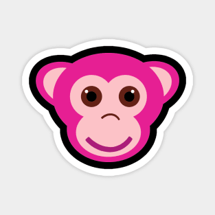 Pink Monkey Magnet