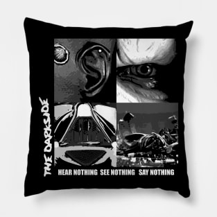 Darkside Discharge Tee Pillow