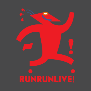 RunRunLive Red Logo for shirts T-Shirt