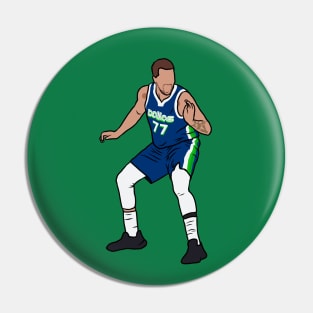 Luka Doncic Funny Celebration Pin