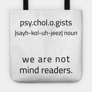 Psychologists Meaning Tote