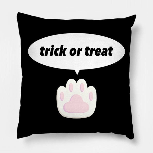 trick or treat Pillow by cutequokka