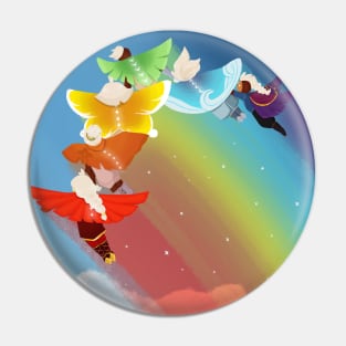 Sky rainbow Pin