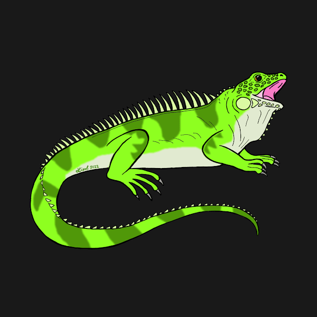 Iguana by HonuHoney