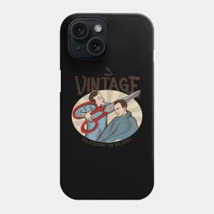 vintage barbershop Phone Case