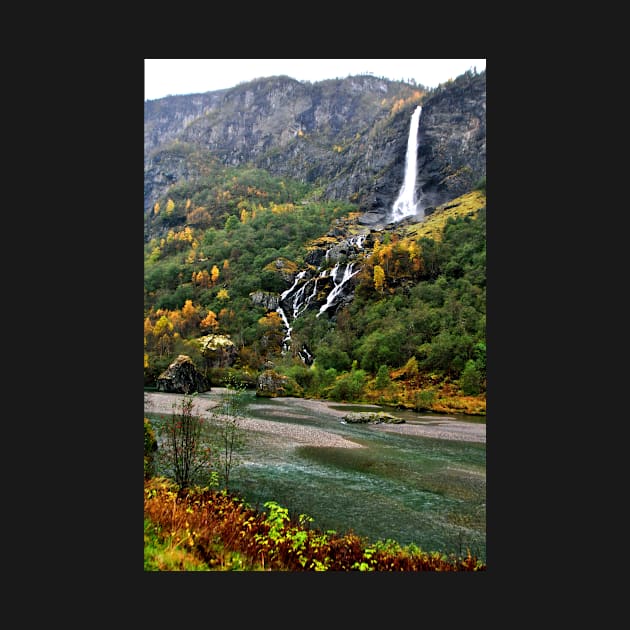 Flamsdalen Valley Flam Norway Scandinavia by AndyEvansPhotos