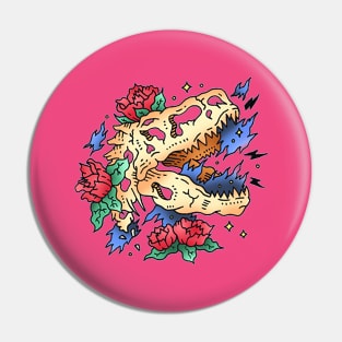 t-rex skull Pin