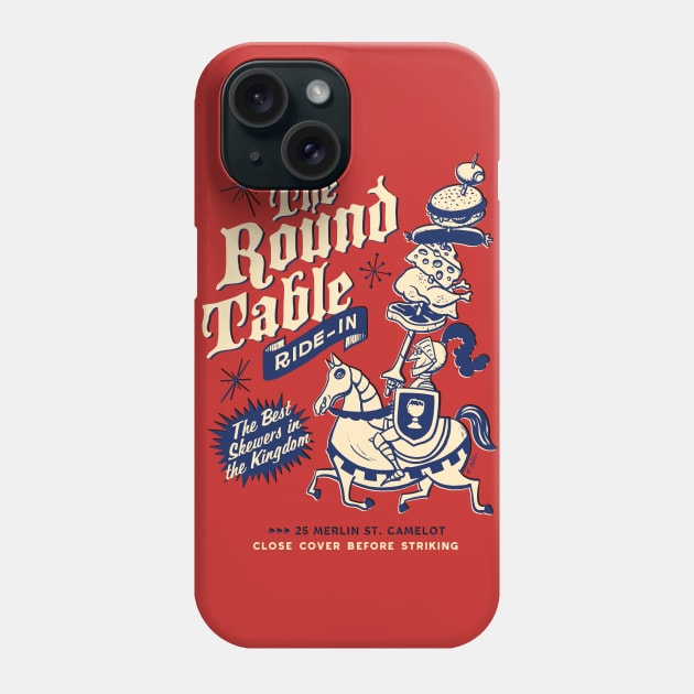 Round Table Ride-In Phone Case by victorcalahan