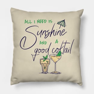 A Good Cocktail Pillow