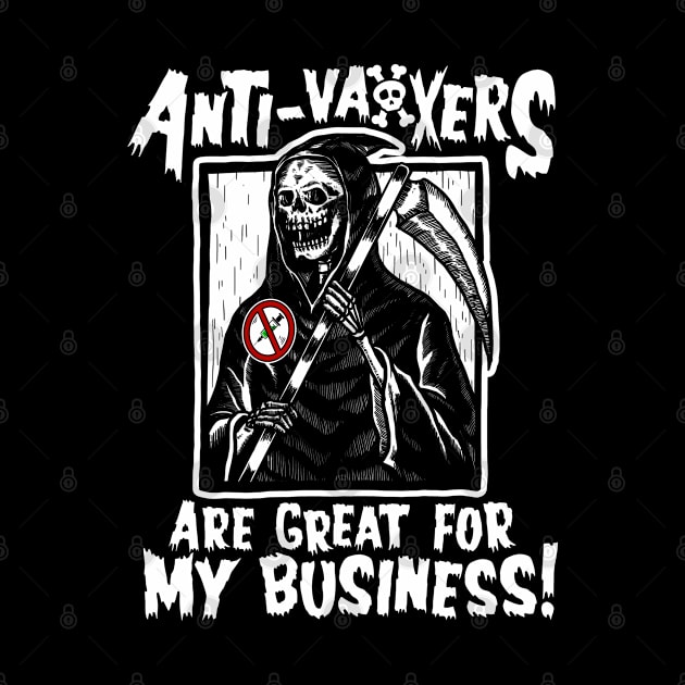 Pro Vaccine Tshirt | Grim Reaper by teepublicdesigns