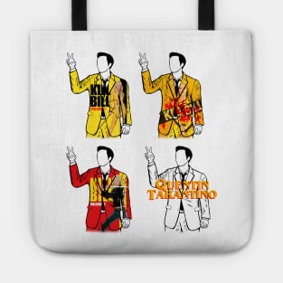 Quentin Tarintino (Kill Bill vol 1 and 2) Portrait Tote