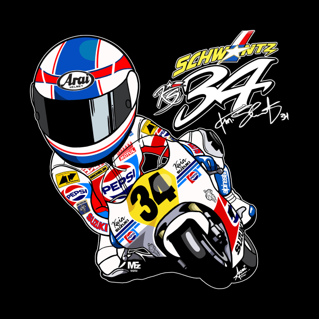 Kevin Schwantz Pepsi Suzuki Tribute by MFz Studioz