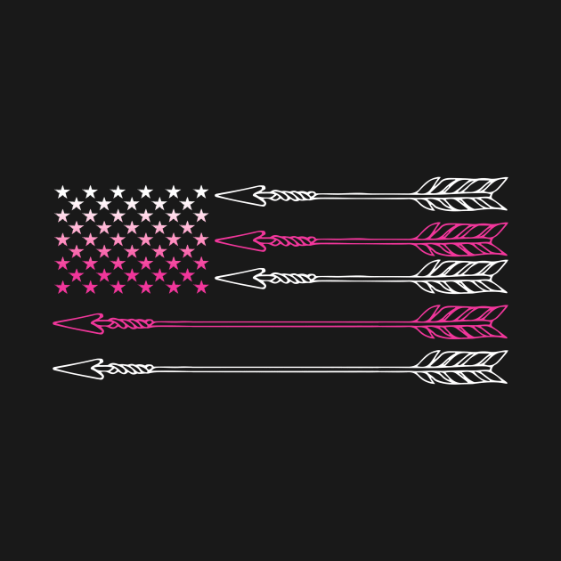 Arrow American Flag by Quotes NK Tees