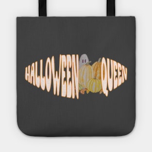 Halloween Queen ghosts and pumpkins Tote