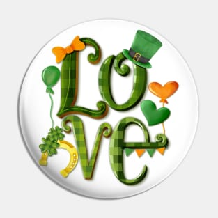 Love St. Patricks day Pin