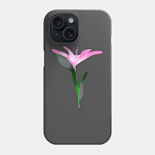 Aqua Lily Phone Case