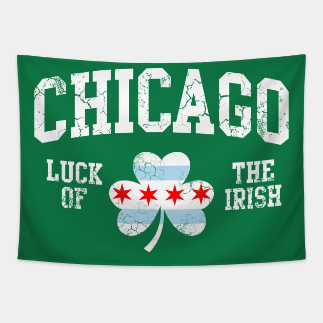 Chicago Luck Of The Irish St Patrick's Day Tapestry by E