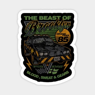 THE BEAST OF BROOKLYN (FRONT AND BACK) Magnet