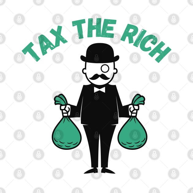 tax the rich t-shirt by teecrafts