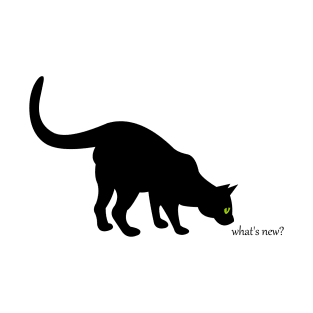 Black Cat - What's New? T-Shirt