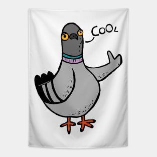 Coo / Cool Pigeon Tapestry