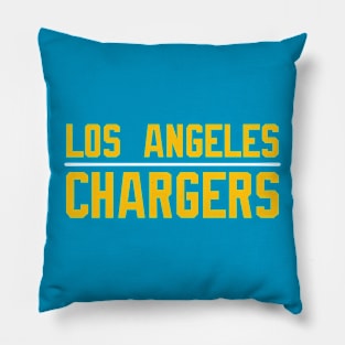 LA Chargers small logo Pillow