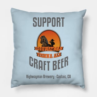 HMB Support Craft Beer: Highwayman Vienna Ale Pillow