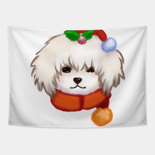 Cute Havanese Drawing Tapestry