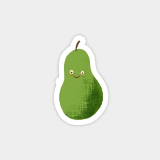 Kawaii Pear Magnet