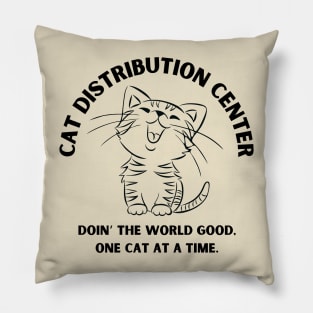 Cat Distribution Center Pillow