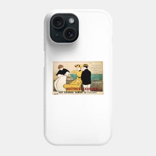 Caisse Simon HUITRES EXQUISES OYSTERS by Leonetto Cappiello Vintage French Art Deco Phone Case