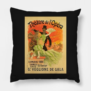 Retro poster - pub - vintage - Théâre de l'Opéra - 1986 Pillow