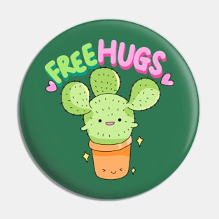 Cactus Hugs Pin