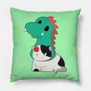 The Dino Cat Pillow