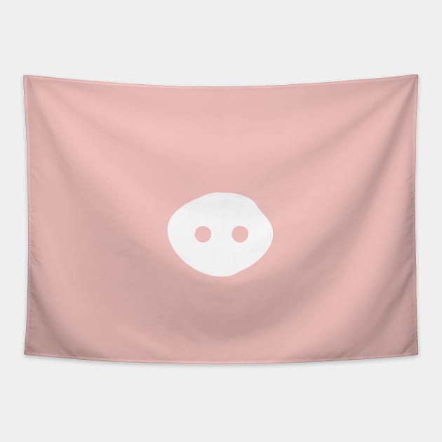 cute pig Tapestry by ISFdraw