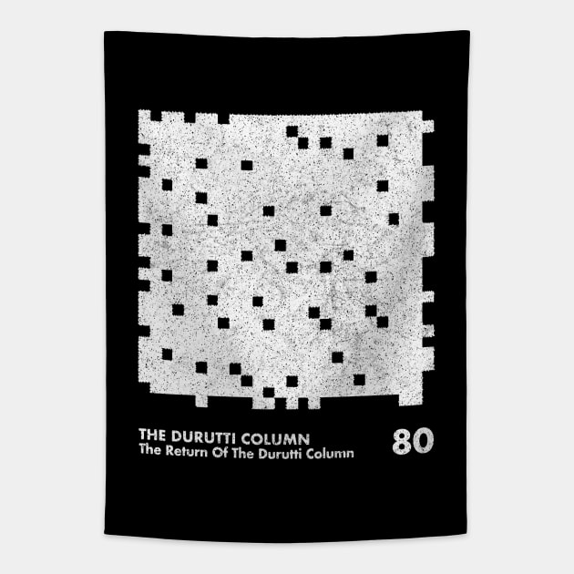 The Return Of The Durutti Column / Minimalist Design Artwork Tapestry by saudade