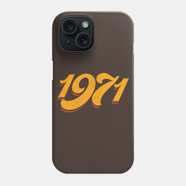 The Seventies - 1971 Phone Case by LeftCoast Graphics