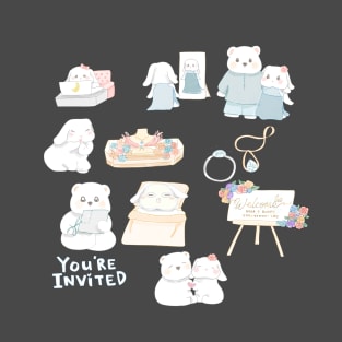 Engagement Bear Bunny Timeline | Bunniesmee T-Shirt