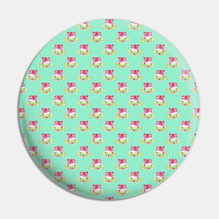 Watermelon Turtle Pattern Pin