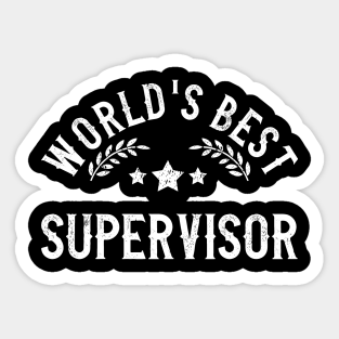 Supervisor Gift Ideas Aufkleber Teepublic De
