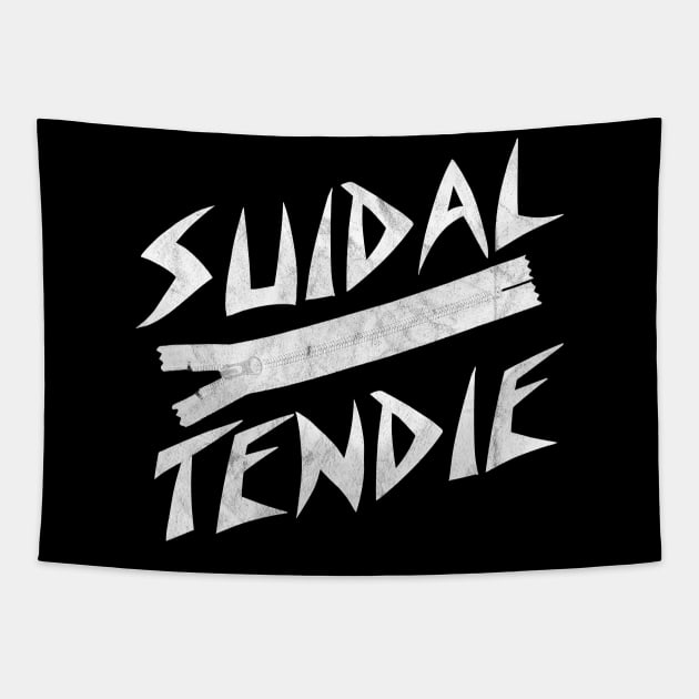 Suidal Tendie Meme d Tapestry by karutees